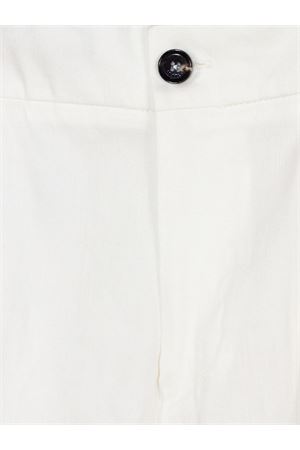 Pantalone in lino e cotone color avorio BE ABLE | RICCARDOCCREGLAQAVORIO